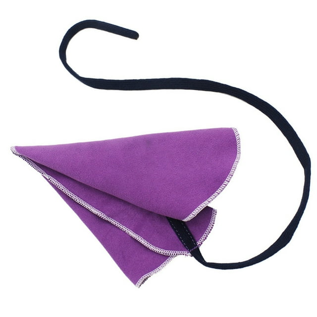 Paño De Limpieza Para Clarinete Para Saxofón, Material De Terciopelo De Piel De Ciervo, Colgante De Metal, Absorbe La Suciedad, Seguro, Ecológico, Sensación Suave Al Tacto,
