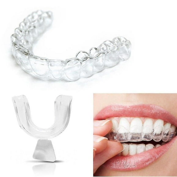 Jinsinto Protège-Dents de Nuit en Silicone 4pcs pour le Meulage des Dents, le Sommeil des Morsures Dentaires