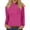 16#Hot Pink, variant on Mock Neck Tops for Women Loose Fitting Long Sleeve Shirt Cozy Casual Fitted Basic Tees Lightweight Comfy Pullover Hot Pink M