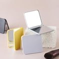 thumbnail image 4 of Mini Square Portable Makeup Mirror, Double-Sided Compact Folding Travel Mirror for Purse & On-The-Go Touch-Ups, 4 of 8