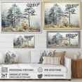 thumbnail image 4 of Designart "Tonalism Pines Pointillism III" Landscapes Wall Art Print, 4 of 5
