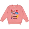 thumbnail image 2 of Inktastic Autism Acrostic Toddler Sweatshirt, 2 of 4