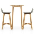 thumbnail image 3 of vidaXL Patio Bar Set Patio Furniture Set Table and Stools Solid Acacia Wood, 3 of 16