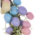 thumbnail image 4 of JEWLALO Easter Wreaths for Front Door, 15" Easter Wreath Colorful Artificial Egg Wreath with Wooden Rabbit for Indoor Outdoor Holiday Celebration Decorations, 4 of 9
