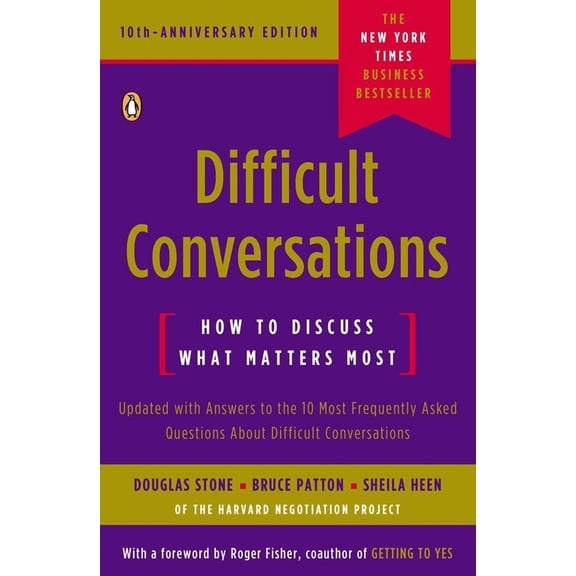 Pre-Owned Difficult Conversations: How to Discuss What Matters Most (Paperback) 0143118447 9780143118442