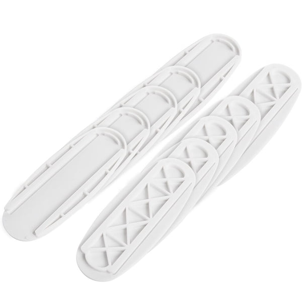 Yuarrent Soporte de toma de corriente PP adhesivo sin clavos soporte desmontable caja de papel de cocina accesorios de estante de Control remoto Almacenamiento y organización del hogar 5 piezas