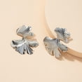thumbnail image 4 of 1 par de pendientes de hojas Pendientes de tachuelas elegantes Pendientes vintage, 4 of 6