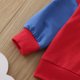 thumbnail image 4 of Gibobby Conjunto de ropa con capucha para niños Conjunto de ropa de 2 piezas para niños pequeños de invierno de manga larga con estampado de colores(Rojo,12-18 Meses), 4 of 5