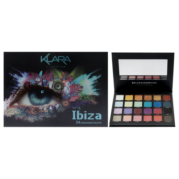 Paleta de 24 sombras de ojos - Ibiza by Klara para mujer - 1.68 oz