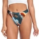 thumbnail image 1 of Balery Cute Koi Fish Serenity Tangas de Algodón para Mujer con Estampado – Ropa Interior Sexy, Transpirable, G-string-Medium, 1 of 6