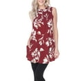 White Mark Women's Sleeveless Tunic Top