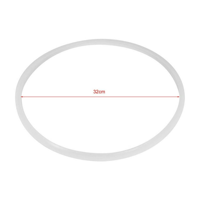 EchoBliss Junta De Repuesto Transparente De Goma Con Anillo De Sello De Olla A Presión Para El Hogar De Silicona De 18-32 Cm