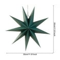 thumbnail image 6 of Dserfhy 5 Pcs 9-Pointed Star Paper Lantern 12 Inch 3D Christmas Paper Star Ceiling Hanging Ornament for Wedding Xmas Party Home Decoration, 6 of 8