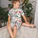 thumbnail image 4 of Balery Alpaca Flower Conjunto de Pijama Infantil de Manga Corta con Estampado – Ropa de Dormir de Algodón Suave-XX-Large, 4 of 6