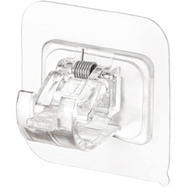 No Drill Curtain Rod Brackets Adhesive Curtain Rod Holders Curtain