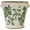 Green, variant on Vintage Planter Flower Pot Rustic Container with Handle Ceramic Ice Crack Plant Pot with Drainge Hole Decorative Planter for Indoor and Outdoor Tuscan Decor Vase Gardening Gift (Grey)