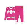 thumbnail image 7 of Power Rangers Toddler Kids' Mighty Morphin Ranger Character Tight Fit Long Sleeve and Pant Pajama Set Sleepwear, 7 of 7
