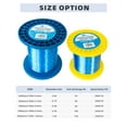 thumbnail image 7 of BLUEWING Monofilament Fishing Line 3000YD Invisible Thin Diameter Fishing String Mono Fishing Line, Dia.0.6mm*3000YD*50LB, Blue, 7 of 7