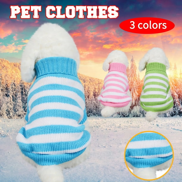 Xihbxyly Suéter de Invierno para Mascotas, Chaleco Cálido de Poliéster, Elegante Diseño Azul, Suave y Acogedor, Ropa Unisex para Perros, Ideal para Climas Fríos, Varios Tamaños Disponibles, Ajuste Có