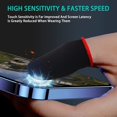 thumbnail image 3 of 30 Piece Gaming Finger Sleeves, Finger Sleeves Fit All Touchscreen Devices, 0.15mm Nanofibers, Smooth Feel, Anti-Sweat, Extremely Thin, Red, Yellow and Blue Edge, 3 of 5