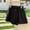 Black, variant on Trendfront Girls Casual Pants Minimalist Solid Color Elastic Waist Oversized Slacks Soft Breathable Everyday Wearing Kids Long Trousers 3-12Y