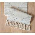 thumbnail image 5 of Boho Table Runner 13 x 90 Inch Long Natural Cotton Woven Runner with Tassels for Home Dining Table décor, for Modern Farmhouse Decor Coffee Table Runner, Taupe and Beige, 5 of 6