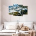 thumbnail image 2 of Elephant Stock Victoria Falls Water Curtain Wall Art - Horizontal Multi Panel Canvas - Living Room Wall Decor - Nature Multi Panel - Blue And Brown Decor - 43" x 27", 2 of 8