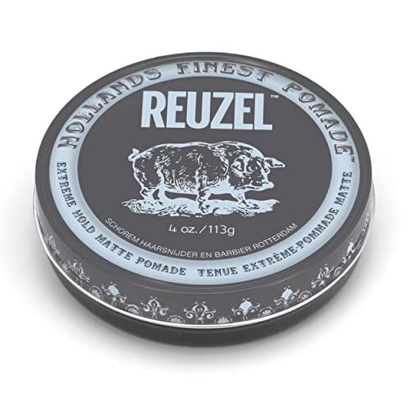 REUZEL Extreme Hold Matte Pomade, 4 Ounce (Pack of 1)