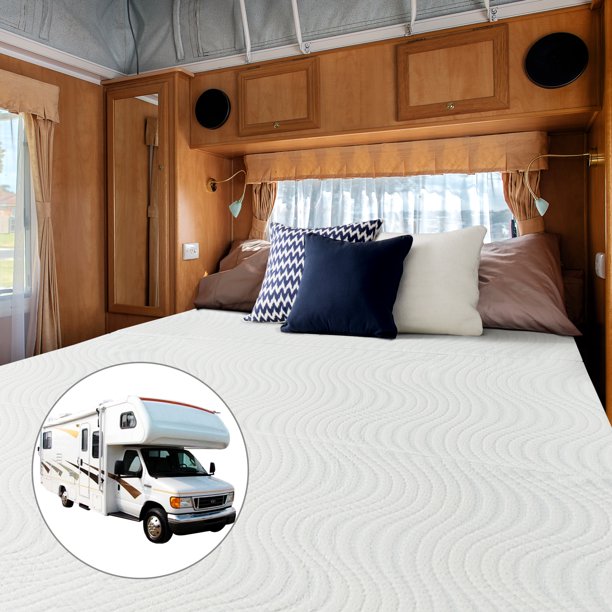 Mellow 4" Cooling Gel TriFold Memory Foam Mattress Topper with Cover