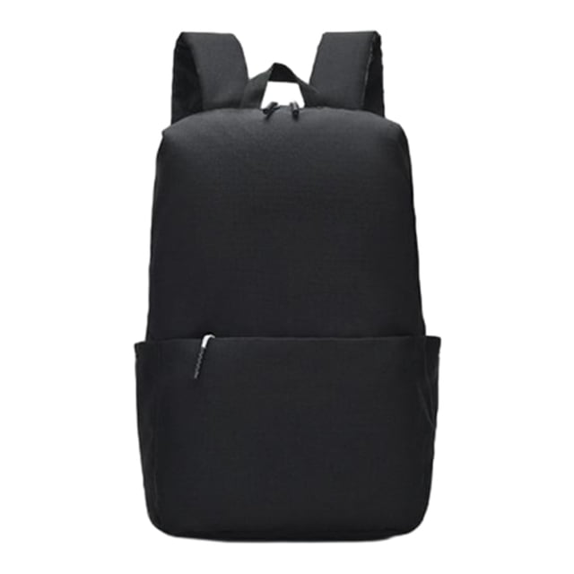 TopLLC Solid Color Small Backpack - Men's And Women's Casual Shoulder Bag - Outdoor Travel Backpack - Large Capacity Backpacks Solid Color Backpack