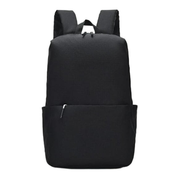 Solid Color Small Backpack - Men's And Women's Casual Shoulder Bag - Outdoor Travel Backpack - Large Capacity