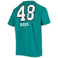 thumbnail image 3 of Men's Fanatics Tomas Hertl Teal San Jose Sharks Underdog Name & Number T-Shirt, 3 of 3