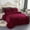 Red, variant on JML Sherpa Fleece Bed Blanket King 3 Pieces,Thick Warm Blanket,Burgundy,79" x 91",6.5lb