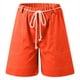 thumbnail image 4 of Conjunto de dos piezas con un solo hombro para mujer: top con cintura elástica y pantalones cortos para vacaciones o yoga, 4 of 8