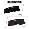 thumbnail image 5 of Unique Bargains Dashboard Covers for Hyundai Tucson 2005-2009 Non-Slip Dash Cover Mat Polyester Black, Red Front, 5 of 6