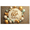 3A, variant on Golden Theme 65th Birthday Banner Festive Decoration Balloon Design Party Backdrop for Senior Celebration Event Indoor Setup