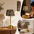 thumbnail image 6 of Miwamany Vintage Cordless Table Lamp, Rechargeable Battery Operated Lamp with 3 Color Temperatures Stepless Dimming, Floral Bedside Nightstand Lamp for Bedroom, Living Room, Coffee Table, Bookshelf, 6 of 7