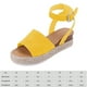 thumbnail image 2 of Zapatos de playa informales para mujer sandalias con correa de hebilla de cuero PU calzado para exteriores para mujer, 2 of 6