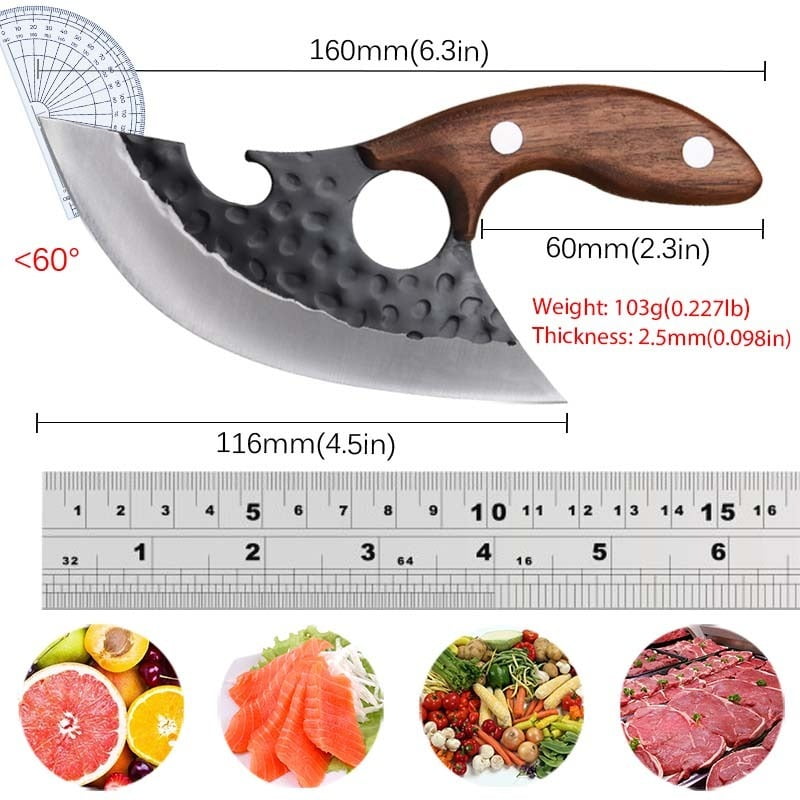 3PCS Professional Stainless Steel Santoku Utility Knife Sharp Multipurpose Knife Chef Knife Cooking Knife Cutting Knife Fruit Knife Kitchen Items Fish Knife for Kitchen Convenience Sashimi Knife