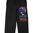 thumbnail image 2 of Moon Girl And Devil Dinosaur Main Characters Men's Black Sleep Pajama Pants-Small, 2 of 5