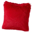 thumbnail image 3 of Funda de cojín de felpa, funda de almohada para decoración del hogar, funda de almohada cuadrada para cama, silla, dormitorio, sala de estar Rojo, 3 of 8