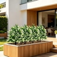 thumbnail image 4 of Artificial Lavender Patio Decor Realistic Plastic Weather Resistant Stem for Outdoor Garden Pathway Spring Summer Home, 4 of 6