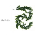 thumbnail image 3 of Artificial Christmas Pine Garland Clearance, Winter Greenery Garland for Holiday Season Mantel Fireplace Table Runner Centerpiece Décor 71in, 3 of 7