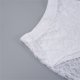 thumbnail image 5 of Pantalones de verano estilo gótico Sonducket para mujer de encaje Pierna ancha Blanco L, 5 of 6