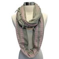 thumbnail image 6 of Beige Gauze Weave Light Infinity Scarf, 6 of 6