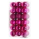 thumbnail image 1 of Bearachild 30 piezas de bolas de Navidad adornos inastillables decoraciones para árboles de Navidad juego de bolas colgantes para decoración de fiesta de Kits de decoración para fiestas Rosa roja Bearachild HA007626-11B, 1 of 6