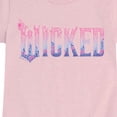 thumbnail image 3 of Wicked - Pink Blue Logo - Youth Girls Fitted Short Sleeve T-Shirt, 3 of 5