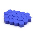 thumbnail image 1 of 20Pcs Tapa de Polvo 21mm X 20mm Azul Tubo Protector de Tuerca de Rueda de Coche Unique Bargains Tapón de rosca para neumáticos, 1 of 3