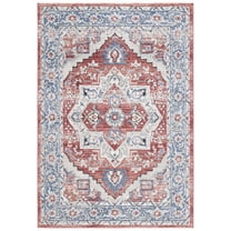 SAFAVIEH Luna Dani Oriental Area Rug, Beige/Blue Rust, 4'5" x 6'5"