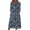 Black, variant on THDHVS Casual Dresses for Women,Womens Dresses,Casual Floral Print Dress 3 4 or Short Sleeve Crewneck Knee Length Black